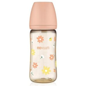 Bình sữa Moyuum Premium PPSU 270ml Họa tiết Ogu-Ogu Xanh