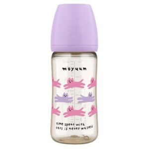 Bình sữa Moyuum mèo tím 270ml