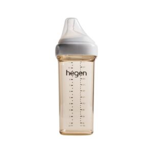 Bình sữa Hegen PPSU 330ml màu trắng - núm ti size L trên 6 tháng