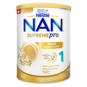 Sữa NAN SUPREME PRO số 1 800g (0-12 tháng) lon vàng
