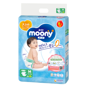Tã dán Moony xanh Size M (6-11kg)