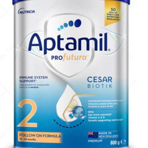 Sữa Aptamil New Zeland Profutura Cesar Biotik 800gr Số 2 (12-24 tháng)