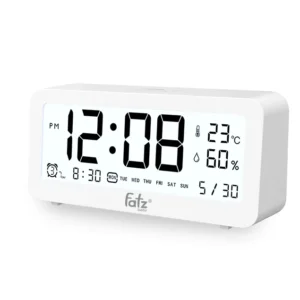 Nhiệt ẩm kế điện tử đa năng trong nhà kiêm đồng hồ báo thức cho bé Fatz Senmax 1 – FB8826WS
