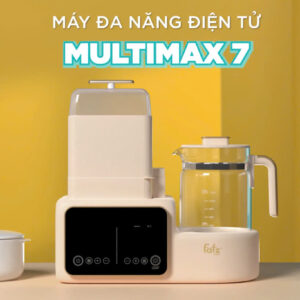 Fatz Máy đa năng điện tử (tiệt trùng/sấy khô/Hâm sữa/Hầm cháo chậm/Đun & hâm nước)- Multimax 7 (Cái)