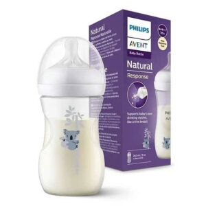 Bình sữa mô phỏng Avent 260ml Gấu trúc