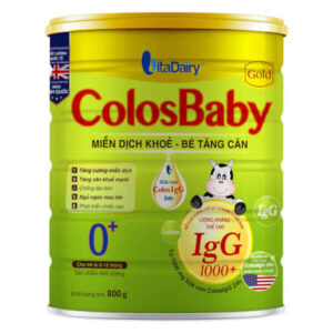 Sữa bò ColosBaby Gold 0+ 800g (0 - 12 tháng) Miễn Dịch Khỏe - Bé Tăng Cân