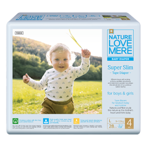 Bỉm Dán Nature Love Mere Super Slim Size L (9-12kg)