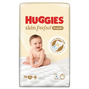 Bỉm Tã quần Huggies Skin Perfect size M (6 - 11kg)