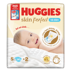 Tã dán sơ sinh Huggies Skin Perfect size S (4-8kg)