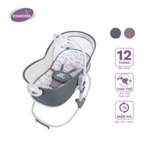 Nôi rung đa năng - bập bênh - nôi xách tay - giường ngủ chung - Mastela 6 trong 1 (từ sơ sinh đến 36 tháng) 8037 - 8039