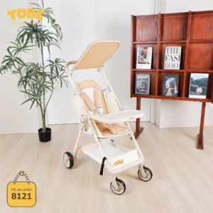 Xe Đẩy Gấp Gọn Tobe Andy MS 8121 (Trắng/Đen)