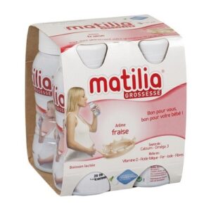 Sữa Matilia bầu vị dâu (200ML x 4 chai)