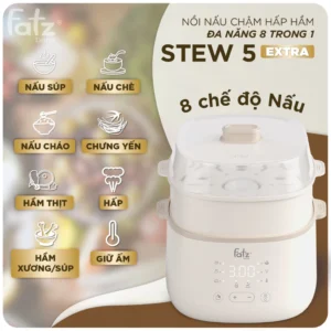 Nồi nấu chậm Fatzbaby Stew 5 Extra FB9115TL