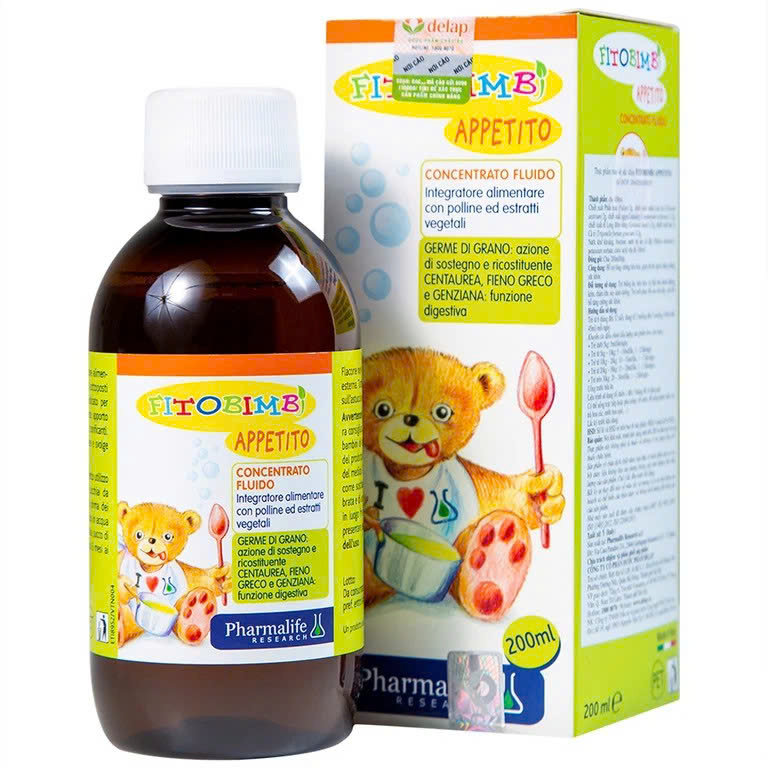 Fitobimbi Appetito hỗ trợ tăng cường tiêu hóa