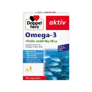 Omega3 Doppelherz Aktiv Duy trì mạch máu khỏe mạnh (30 viên)