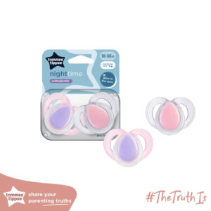Ty Ngậm Dạ Quang Cho Bé Tommee Tippee Night Time 18-36 Tháng (Vỉ Đôi)