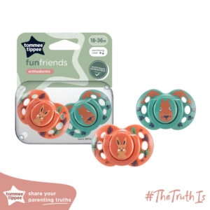 Ty Ngậm Vui Nhộn Cho Bé Tommee Tippee Fun-Friends 18-36 Tháng (Vỉ Đôi)