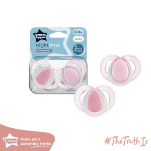 Ty Ngậm Dạ Quang Cho Bé Tommee Tippee Night Time 6-18 Tháng (Vỉ Đôi)