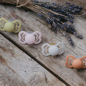 Ty ngậm núm đối xứng cao su tự nhiên BIBS Pacifier Supreme Latex Size 2 (trên 6 tháng)