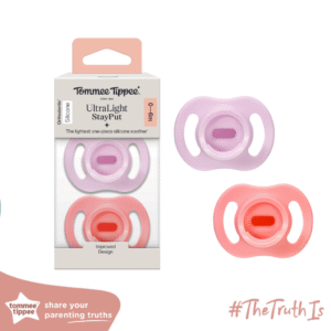 Ty Ngậm Silicon Siêu Nhẹ Cho Bé Tommee Tippee Ultra Light 0-6 Tháng (Vỉ Đôi)