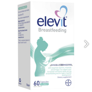 Viên uống dành cho phụ nữ sau sinh và cho con bú Elevit Breastfeeding Bayer Úc 60 viên ( hộp xanh )