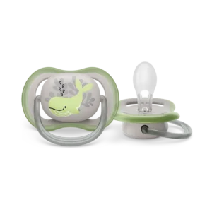Núm ti giả Philips Avent ty ngậm Avent Ultra Air 6-18M Vỉ Đơn Thông Khí Siêu Mềm Có Chỉnh Nha