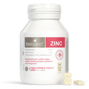 Kẽm Bio Island Zinc 120 viên nhai (1-12 tuổi)