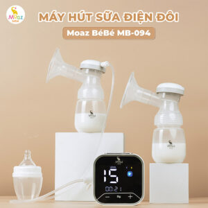 Máy hút sữa điện đôi Moaz BéBé MB094