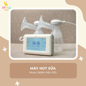 Máy hút sữa điện đôi Moaz BéBé MB092