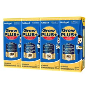 Sữa nước pha sẵn Nutifood GrowPLUS+ xanh hương vani 180 ml cho trẻ biếng ăn (từ 1 tuổi)
