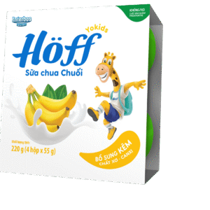 Sữa chua trẻ em Hoff vị chuối