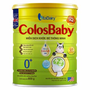 Sữa bột ColosBaby IQ Gold 0+ (0-12 Tháng) bé thông minh