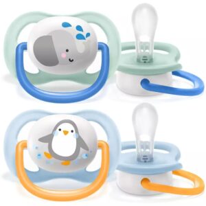 Ty ngậm thông khí lime Philips Avent 0-6M vỉ đôi (Xanh, Vàng)