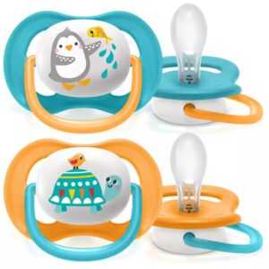 Ty ngậm thông khí lime Philips Avent 6-18M vỉ đôi (Xanh, Vàng)