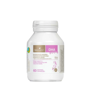 Viên uống BioIsland Dha Úc cho mẹ bầu phát triển trí não thị giác của thai nhi