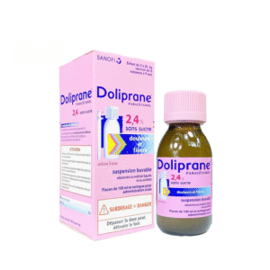 Siro hạ sốt Doliprane Pháp 2,4% ( từ 3-26Kg )