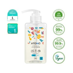 Nước Rửa Bình Atono2 Rau Củ Quả Và Chén Bát Thuần Chay Đậm Đặc Cho Bé Từ 0+ – Không Mùi