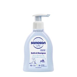 Sữa tắm gội Sanosan Baby với protein sữa thủy phân 0M+ 200ml