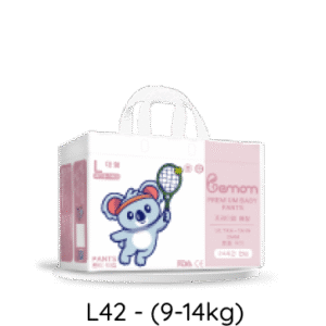 Bỉm quần Bemom Plus size L 42 miếng (9-14kg)