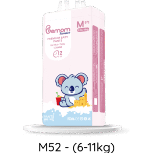 Bỉm tã quần Bemom Summer size M 52 miếng (6-11kg)