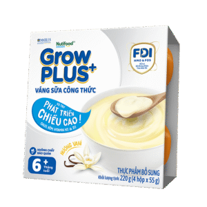 Váng sữa công thức GrowPLUS+ Vani Hộp 55g