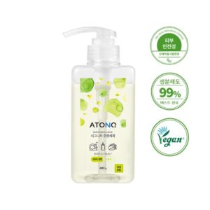 Nước Rửa Bình Rau Củ Quả Và Chén Bát Atono2 Thuần Chay Đậm Đặc Cho Bé Từ 0+ Nho Mẫu Đơn