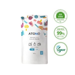 Túi Nước Rửa Bình Atono2 Rau Củ Quả Và Chén Bát Thuần Chay Đậm Đặc Cho Bé Từ 0+ Không Mùi