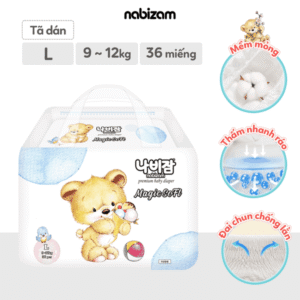 Bỉm dán Nabizam Magic Soft L36 (9-12kg)