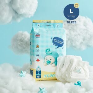Bỉm tã quần Mompa size L 70 miếng (9-14kg)