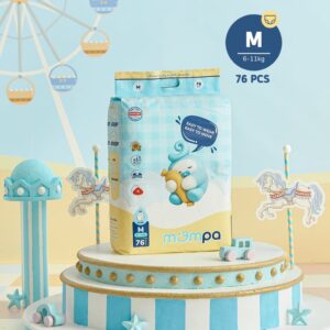 Bỉm tã quần Mompa size M 76 miếng (6-11kg)