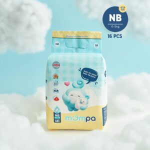 Bỉm tã dán Mompa size NB16 miếng (dưới 5kg)