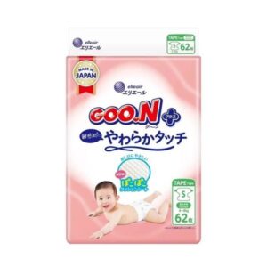 Bỉm tã dán Goon Plus size S62 miếng (4-8kg)