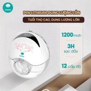 Máy hút sữa rảnh tay không dây hoa sen Kamidi Smart ( Máy Đơn )