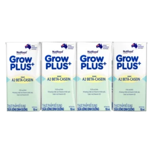 Sữa Bột Pha Sẵn Nutifood GrowPLUS A2 Beta-Casein 110ml (Lốc 4)